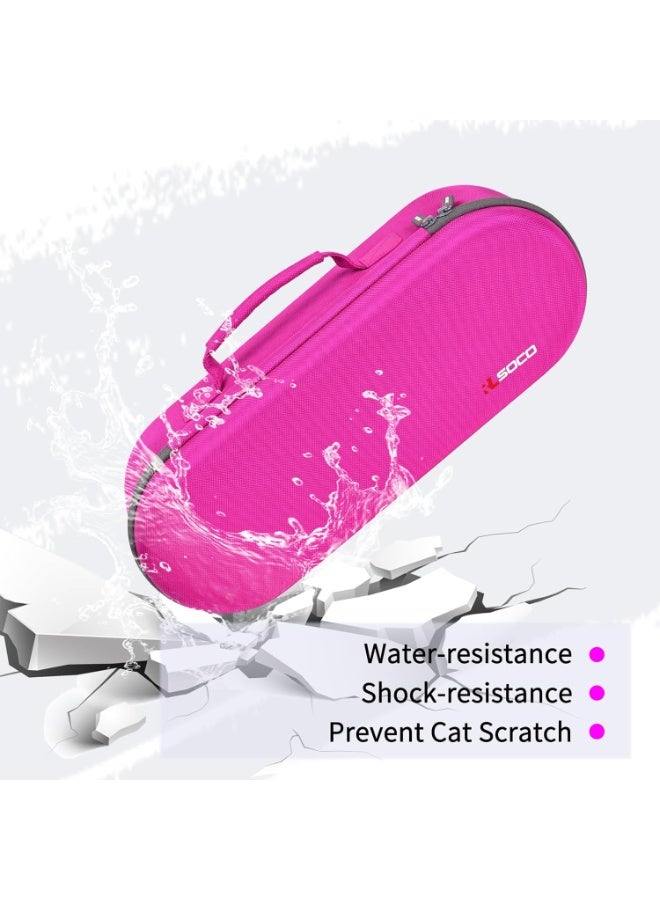 RLSOCO Hard Case for Dyson Supersonic Nural Hair Dryer,Portable Travel Storage Bag for Dyson Supersonic HD16 Hair Dryer - Fits Complete Accessories by RLSOCO - Pink (Case Only) - Image 5